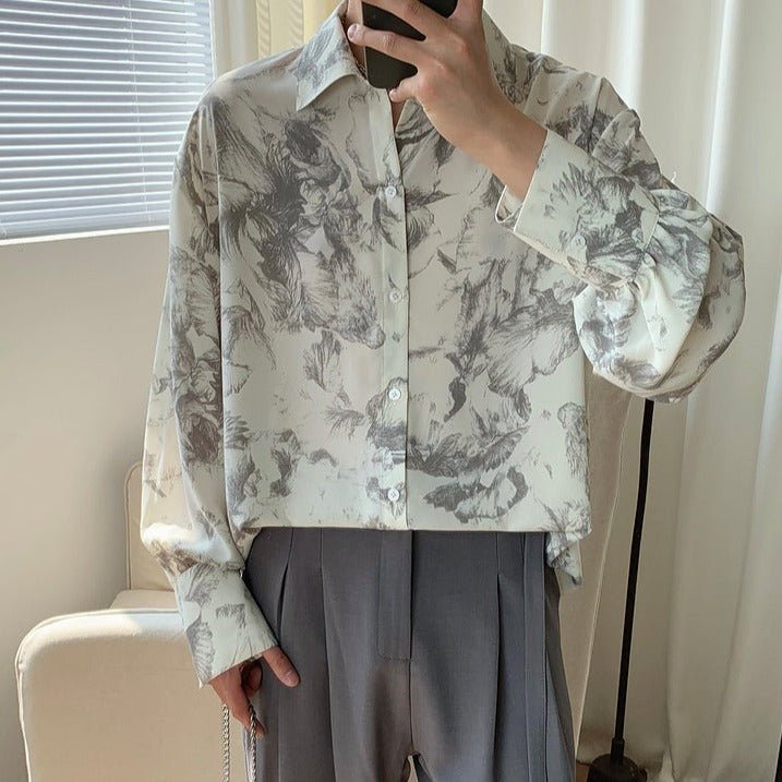 総柄シックルーズシャツ mf1641