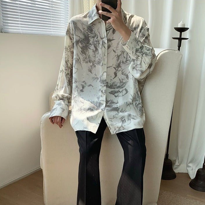 総柄シックルーズシャツ mf1641