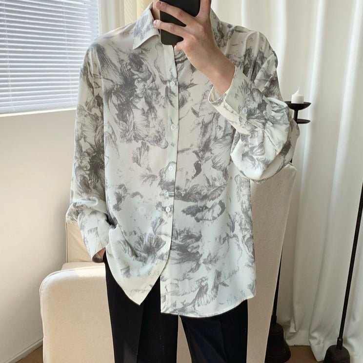 総柄シックルーズシャツ mf1641