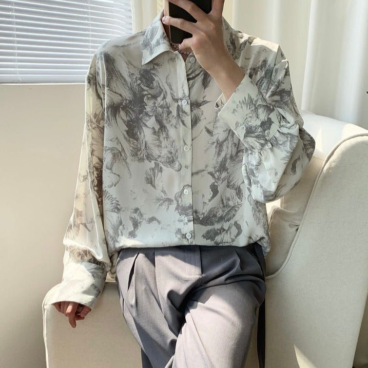 総柄シックルーズシャツ mf1641