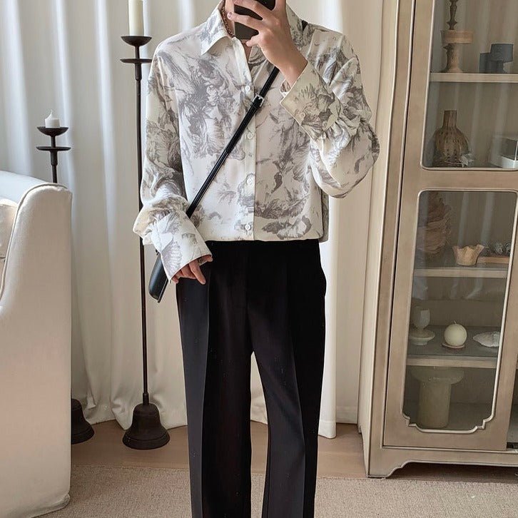 総柄シックルーズシャツ mf1641