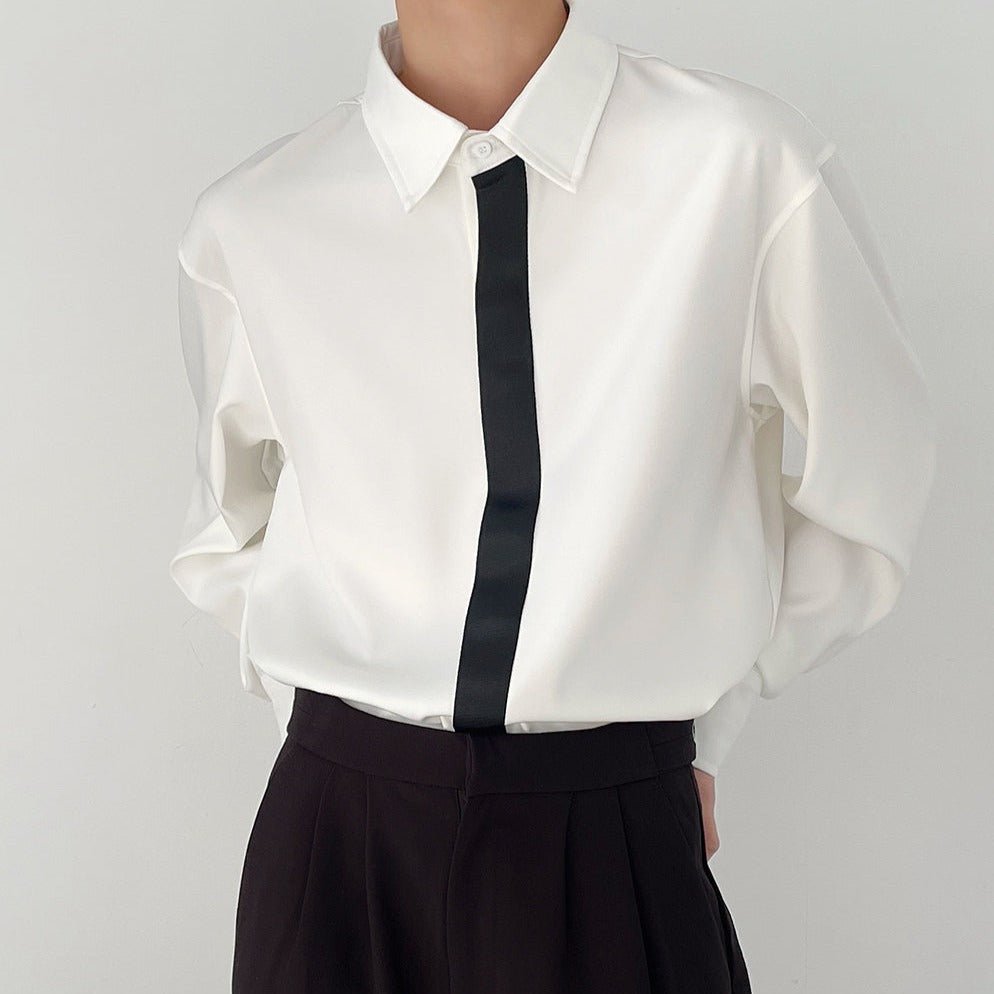 モノトーンシックラインシャツ mf1701