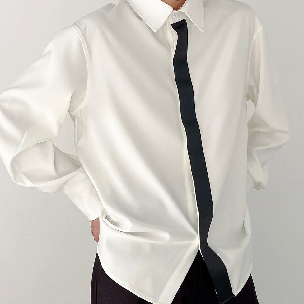 モノトーンシックラインシャツ mf1701