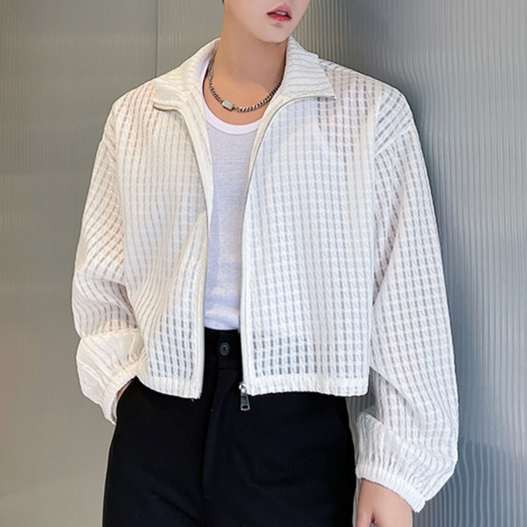 シースルージップアップトップス mf1731